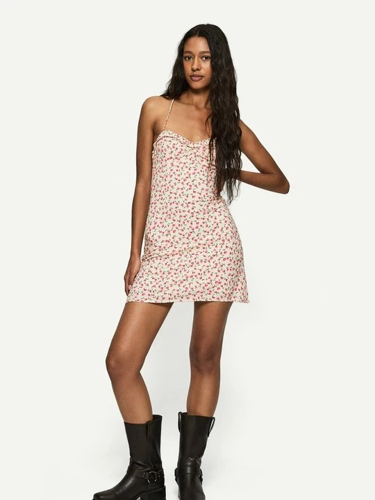 Foto van product Jurk Bershka bruin