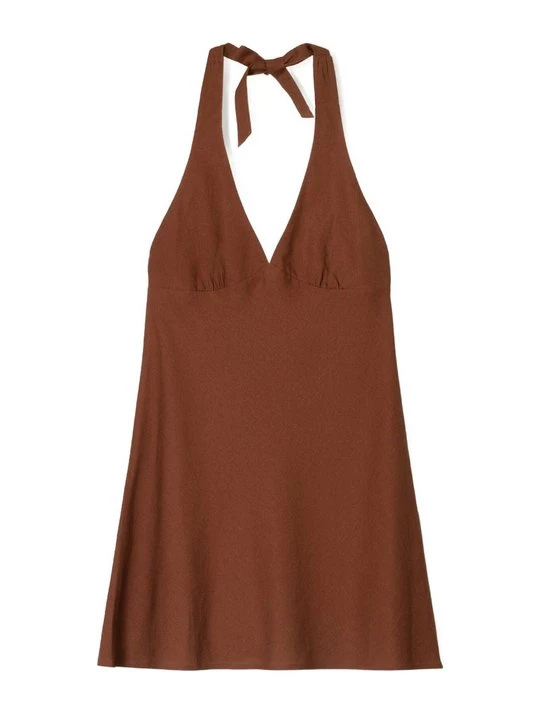 Foto van product Jurk Bershka donkerbruin