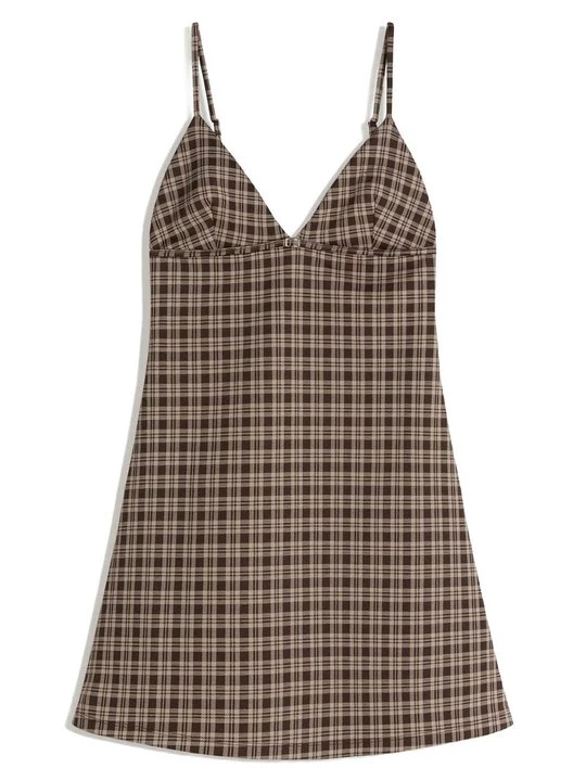 Foto van product Jurk Bershka donkerbruin