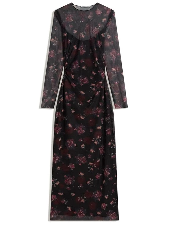 Foto van product Jurk Bershka donkerrood