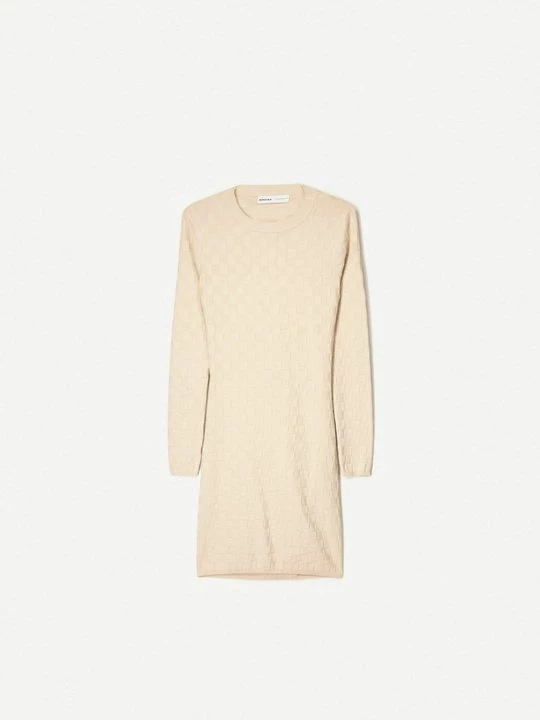 Foto van product Jurk Bershka zandkleur