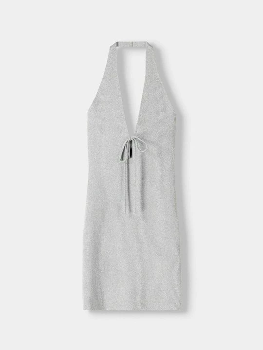 Foto van product Jurk Bershka zilverkleurig
