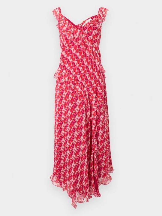Foto van product Jurk Diane Von Furstenberg donkerroze