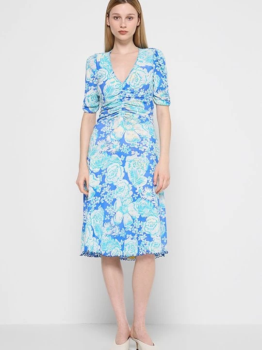 Foto van product Jurk Diane Von Furstenberg lichtblauw
