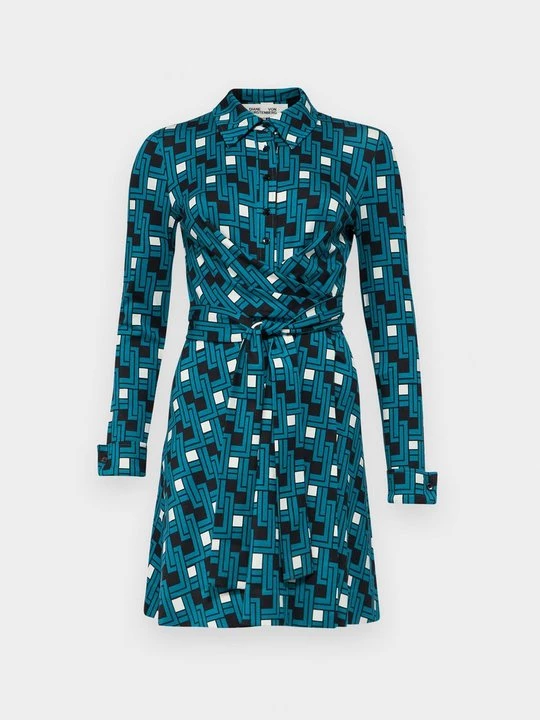 Foto van product Jurk Diane Von Furstenberg petrol