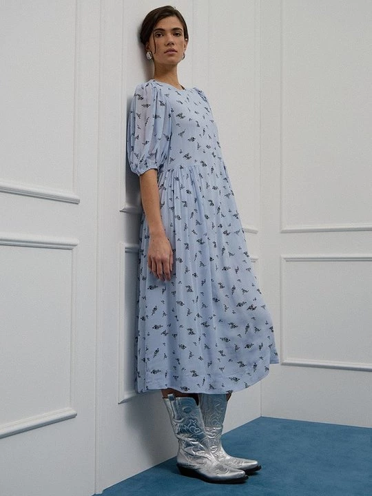 Foto van product Jurk Ganni blauw