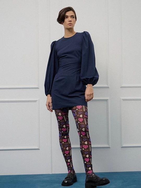 Foto van product Jurk Ganni donkerblauw