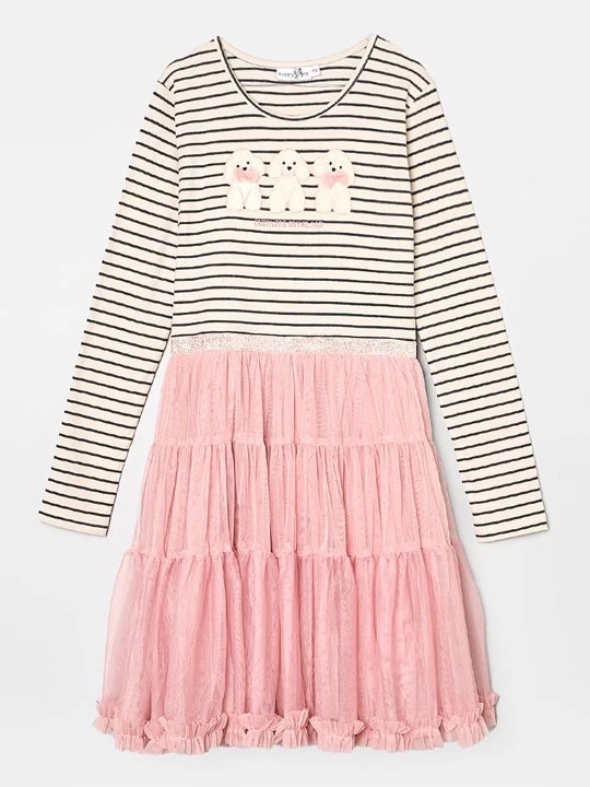Foto van product Jurk Happy Girls beżowy