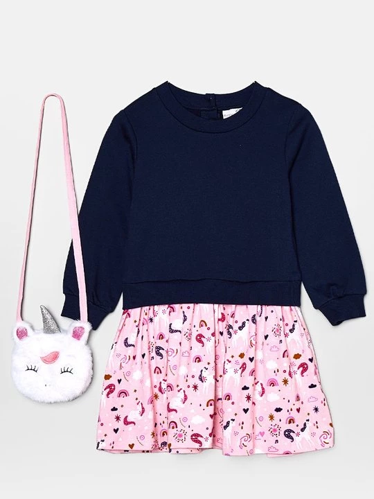 Foto van product Jurk Happy Girls donkerblauw
