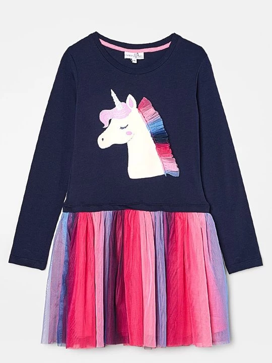Foto van product Jurk Happy Girls donkerblauw
