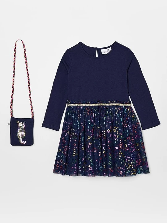 Foto van product Jurk Happy Girls donkerblauw