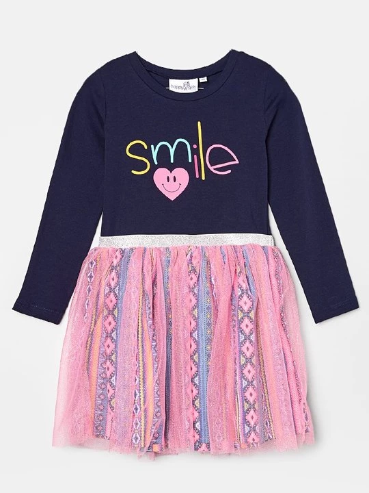 Foto van product Jurk Happy Girls donkerblauw