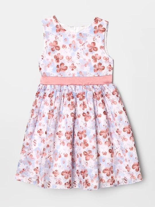 Foto van product Jurk Happy Girls koraalrood