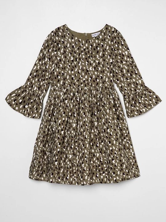 Foto van product Jurk Happy Girls olijfgroen