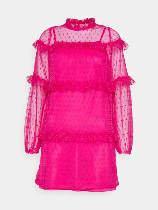 Foto van product Jurk In The Style donkerroze