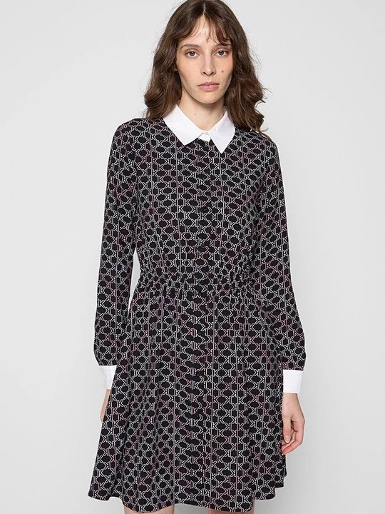 Foto van product Jurk KARL LAGERFELD donkerroze