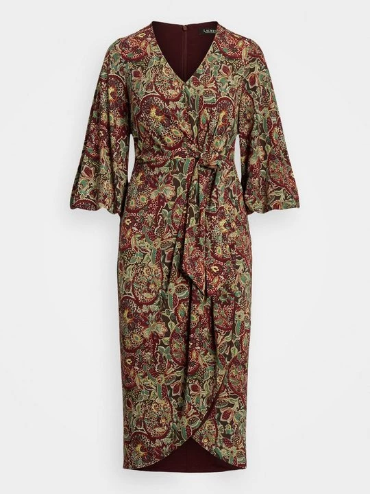 Foto van product Jurk Lauren Ralph Lauren bordeauxrood