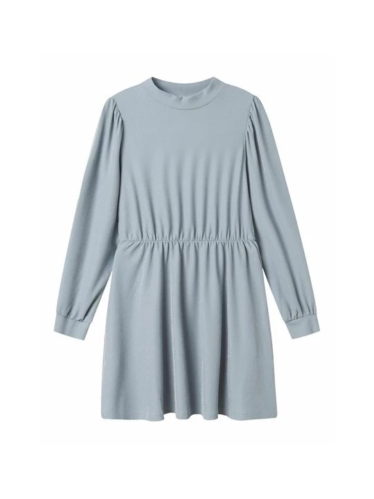 Foto van product Jurk LMTD lichtblauw gemêleerd