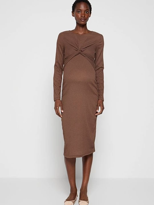 Foto van product Jurk Mamalicious donkerbruin