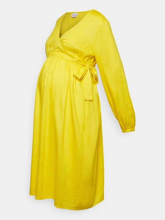 Foto van product Jurk Mamalicious geel