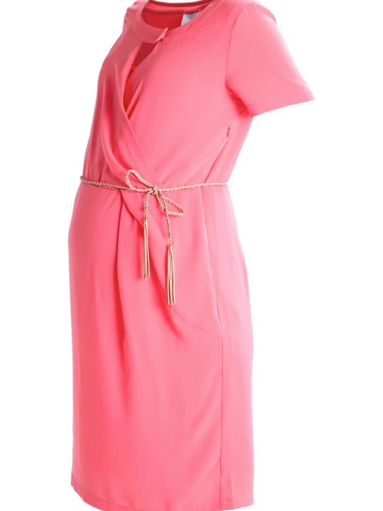 Foto van product Jurk Mamalicious koraalrood