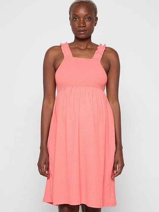 Foto van product Jurk Mamalicious koraalrood