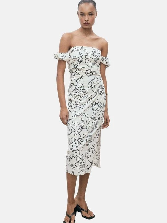 Foto van product Jurk Mango crème