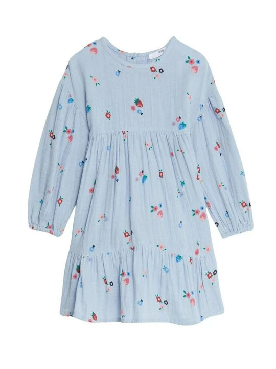 Foto van product Jurk Marks & Spencer blauw gemêleerd