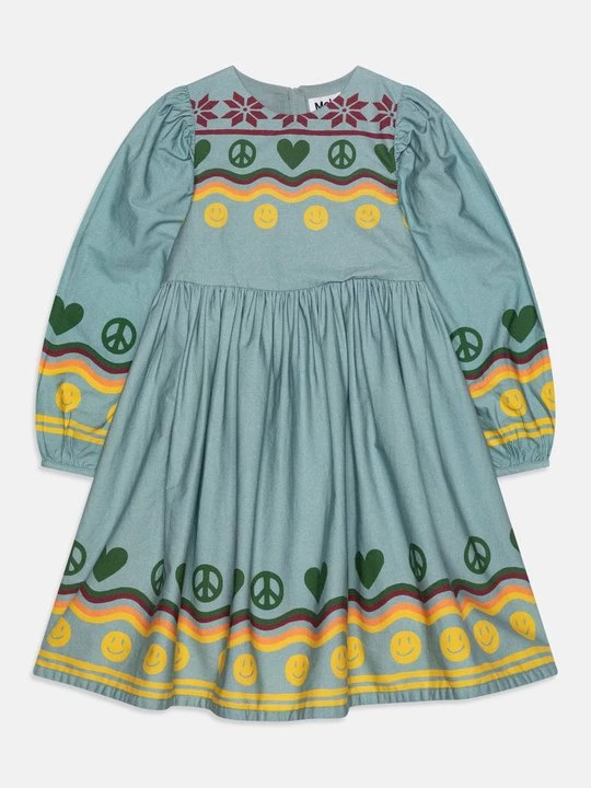 Foto van product Jurk Molo turquoise gemêleerd