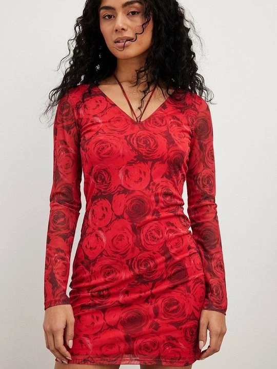 Foto van product Jurk NA-KD rood