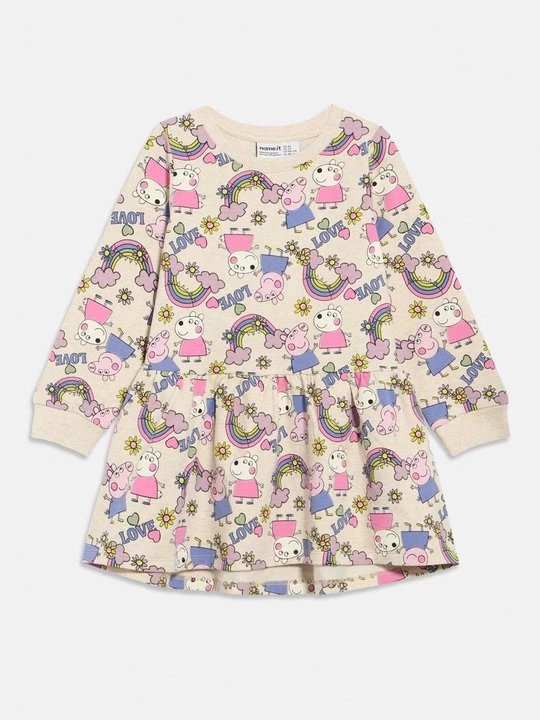 Foto van product Jurk NAME IT beige mêleerd