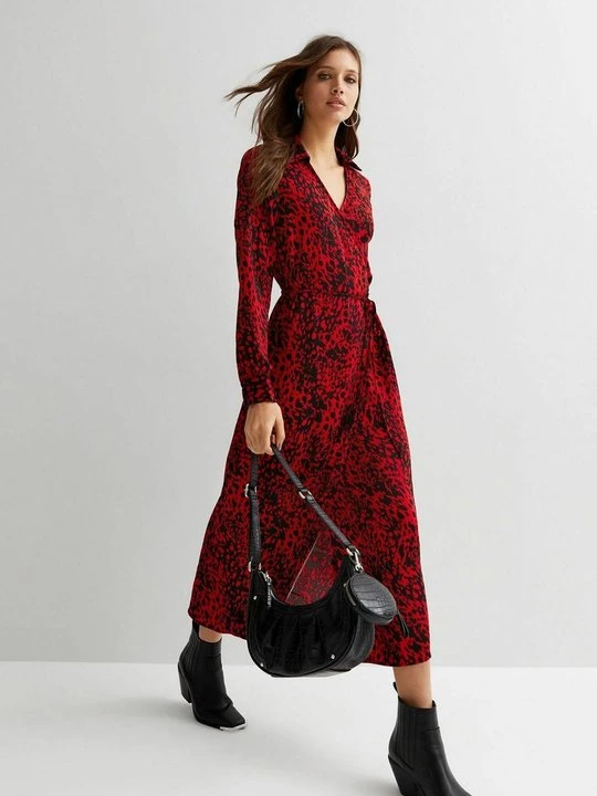 Foto van product Jurk New Look rood gemêleerd