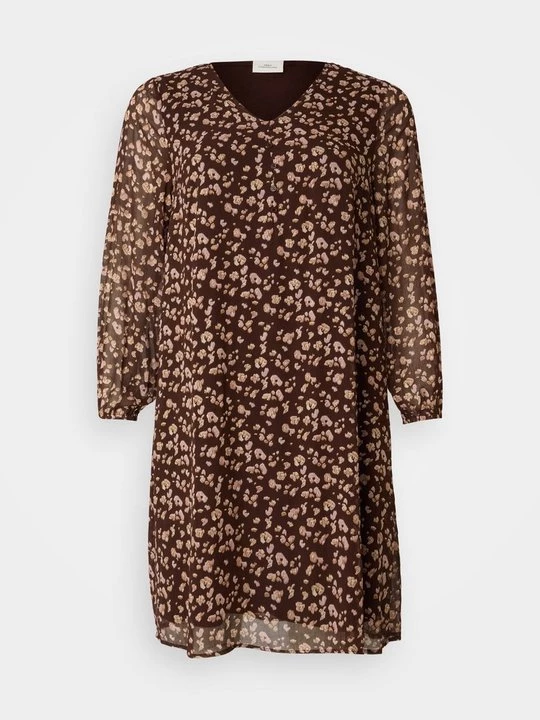 Foto van product Jurk ONLY Carmakoma donkerbruin