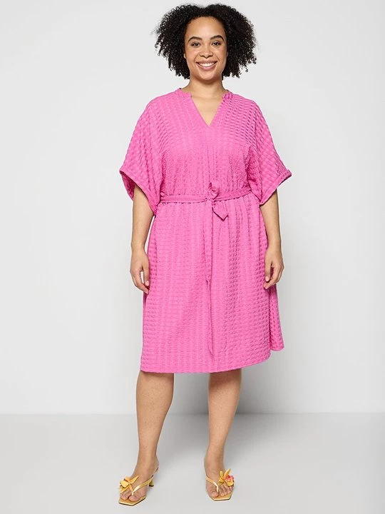 Foto van product Jurk ONLY Carmakoma donkerroze