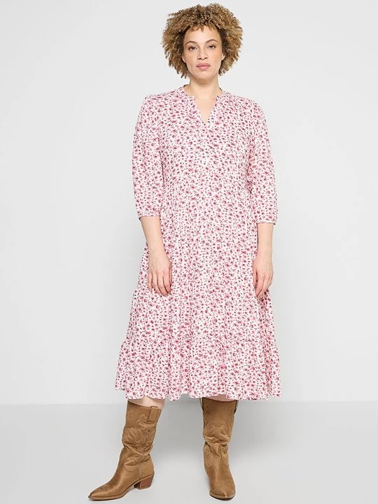 Foto van product Jurk ONLY Carmakoma rood