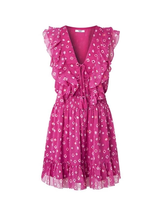 Foto van product Jurk Pepe Jeans donkerroze