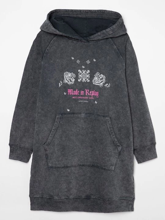 Foto van product Jurk Replay donkergrijs