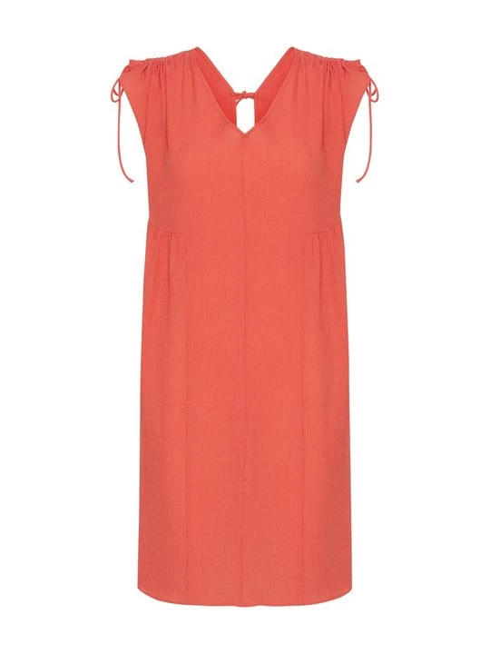 Foto van product Jurk Soaked in Luxury koraalrood