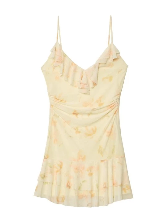 Foto van product Jurk Stradivarius geel