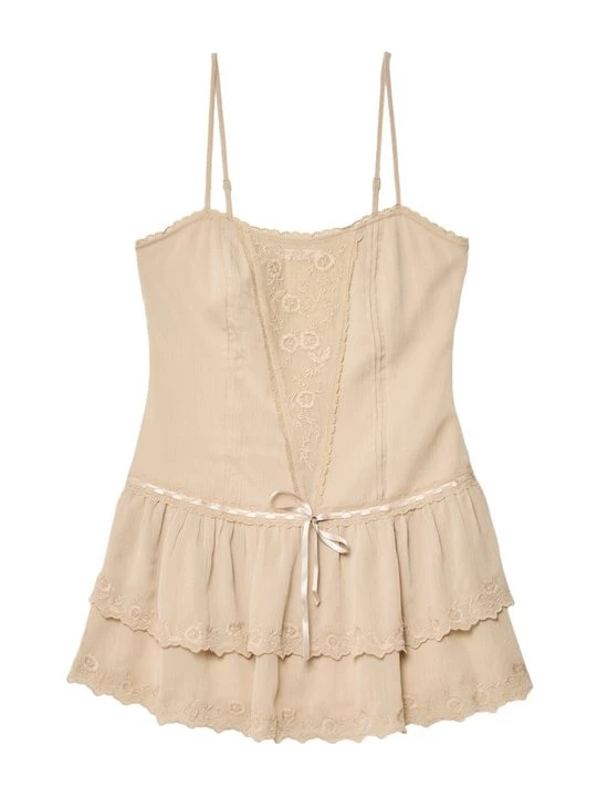 Foto van product Jurk Stradivarius gemêleerd bruin