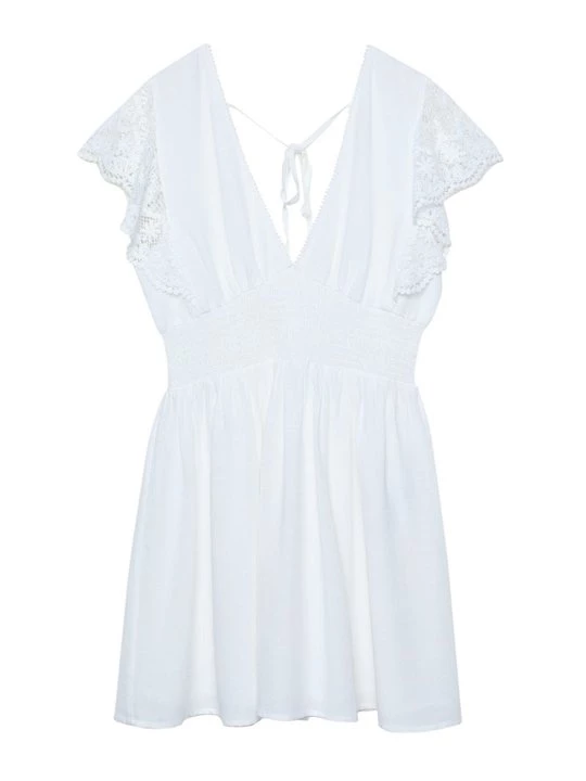 Foto van product Jurk Stradivarius wit