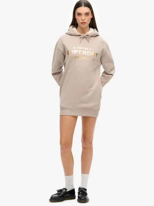 Foto van product Jurk Superdry lichtbruin
