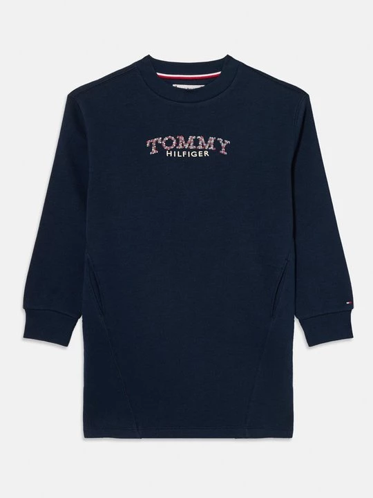 Foto van product Jurk Tommy Hilfiger donkerblauw