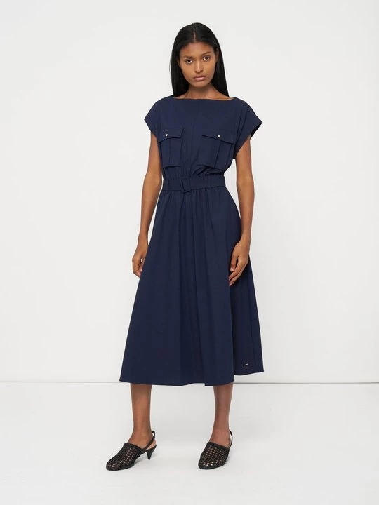 Foto van product Jurk Tommy Hilfiger donkerblauw