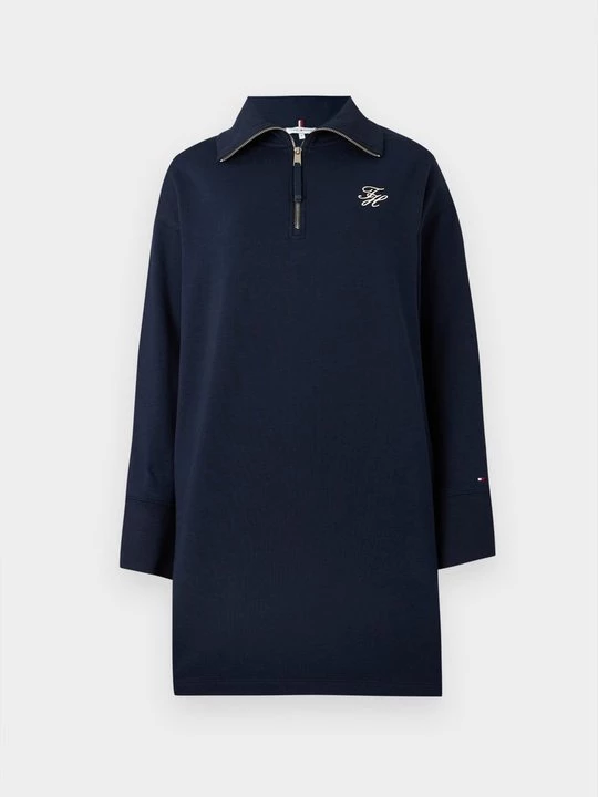Foto van product Jurk Tommy Hilfiger donkerblauw