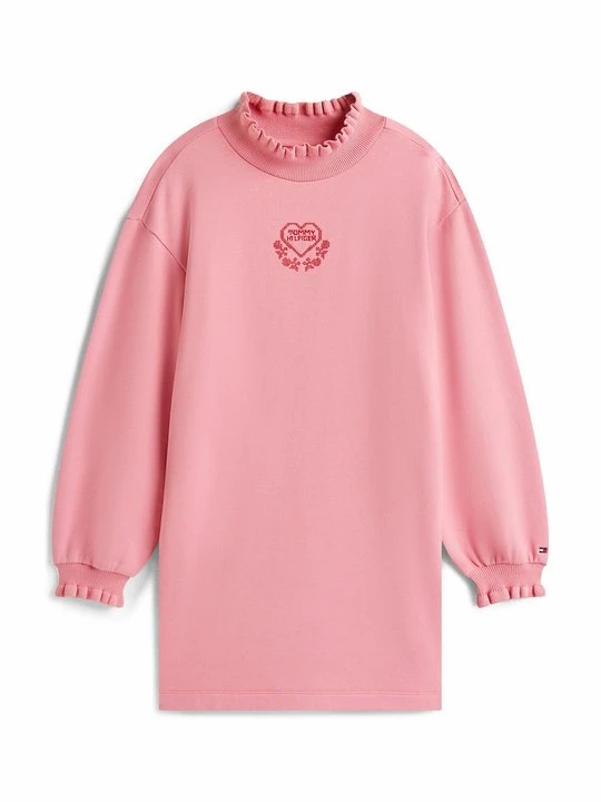 Foto van product Jurk Tommy Hilfiger donkerroze