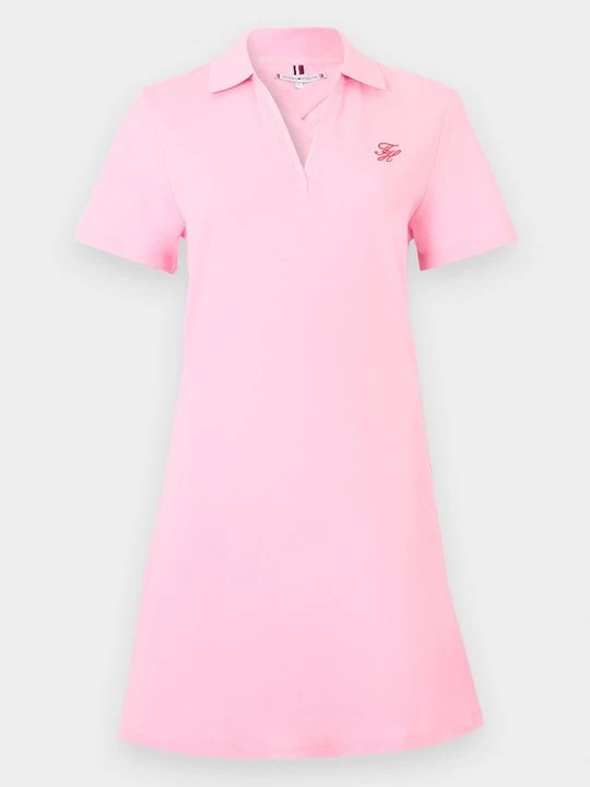 Foto van product Jurk Tommy Hilfiger donkerroze
