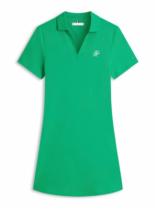 Foto van product Jurk Tommy Hilfiger groen
