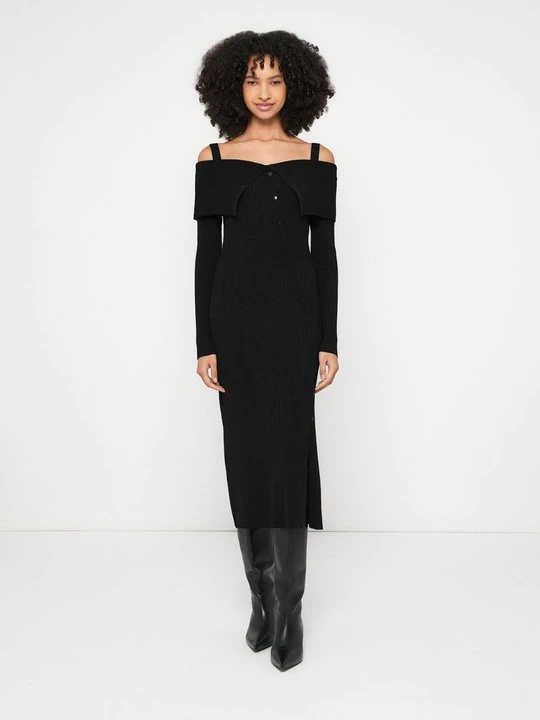 Foto van product Jurk TWINSET gemêleerd zwart