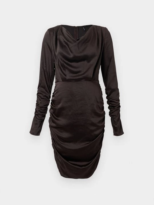 Foto van product Jurk Vero Moda donkerbruin